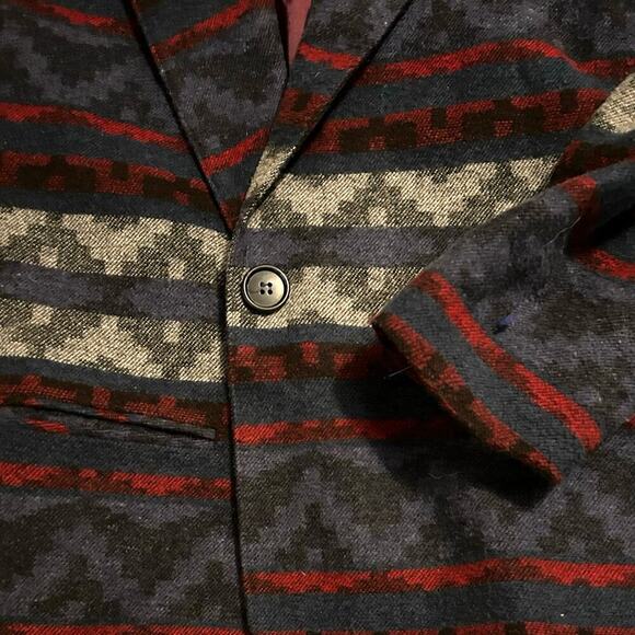 Vintage Petite Sophisticated size 4 Aztec Blazer - Picture 7 of 14